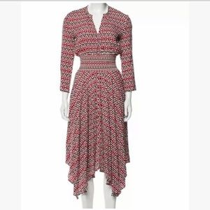Maje Long sleeve midi dress size 1